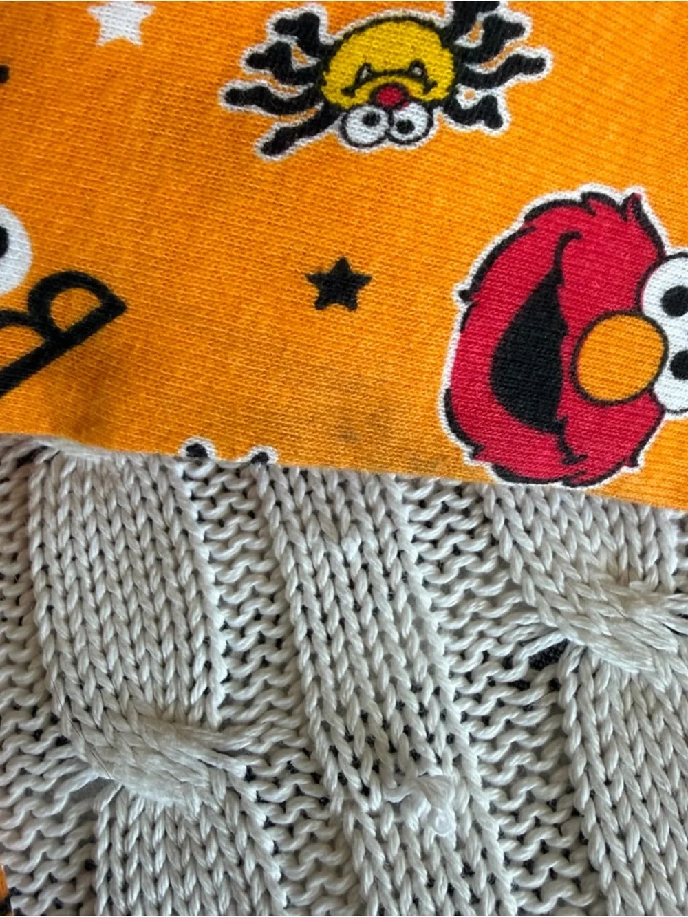 Sesame Street Halloween Elmo PJ Pajama Sleep 24 Months NEW Spooky Spider Glows